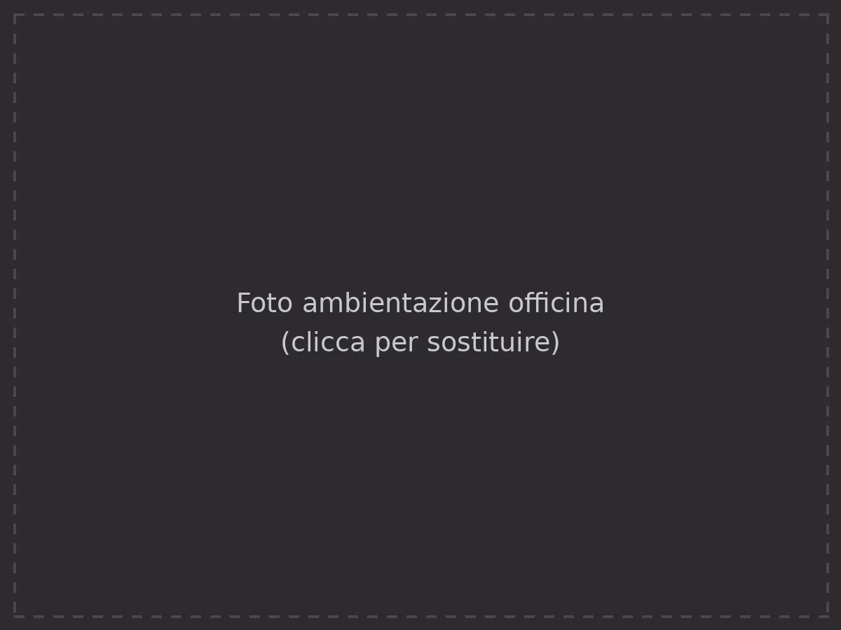 Officina arredata con prodotti Uncle Beto