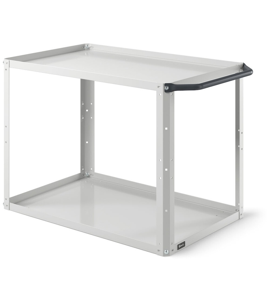 [FCR10S0X208] Carrello smontato senza ruote Clever – 908 × 515 × 691 mm, Grigio chiaro (RAL 7035)