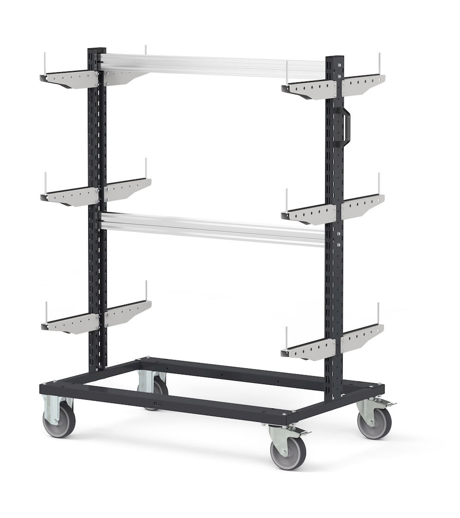 [BINCART1012] Carrello con supporti – 1067 × 668 × 1384 mm