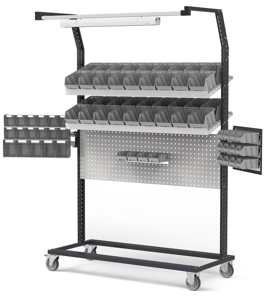 [BINCART1507] Carrello con bracci estensibili – 2998 × 850 × 2267 mm