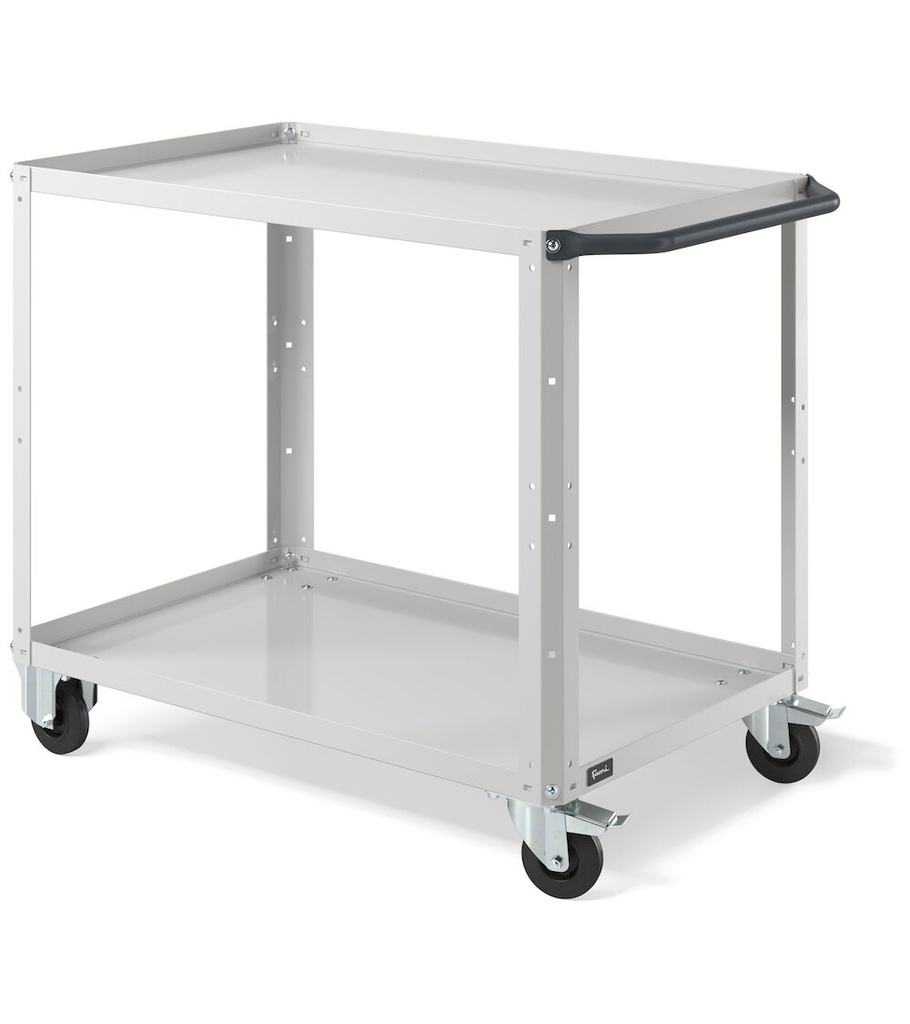 [CLEVER1003] Carrello smontato con ruote Clever – 1028 × 615 × 819 mm, Grigio chiaro (RAL 7035)