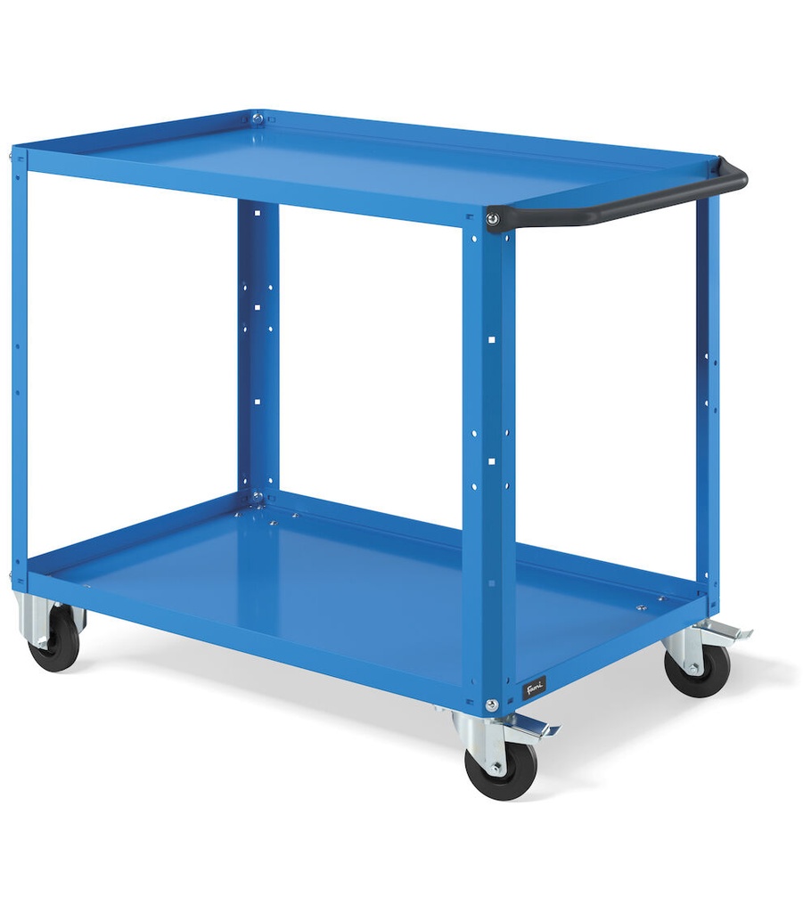 [CLEVER1004] Carrello smontato con ruote Clever – 1028 × 615 × 819 mm, Blu (RAL 5012)