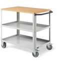 [CLEVER1009] Carrello smontato con ruote Clever – 1028 × 615 × 868 mm, Grigio chiaro (RAL 7035)