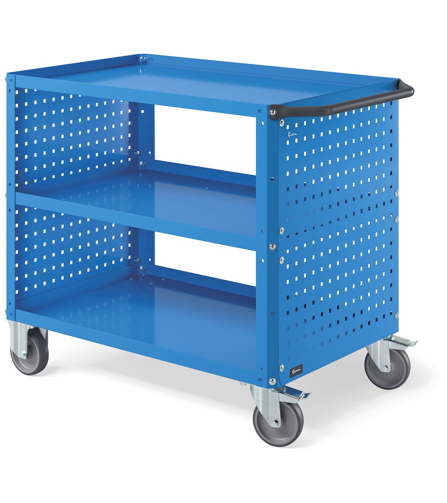 [CLEVER1012] Carrello smontato con ruote Clever – 1030 × 615 × 846 mm, Blu (RAL 5012)