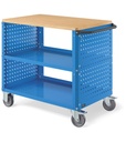 [CLEVER1014] Carrello smontato con ruote Clever – 1030 × 615 × 868 mm, Blu (RAL 5012)