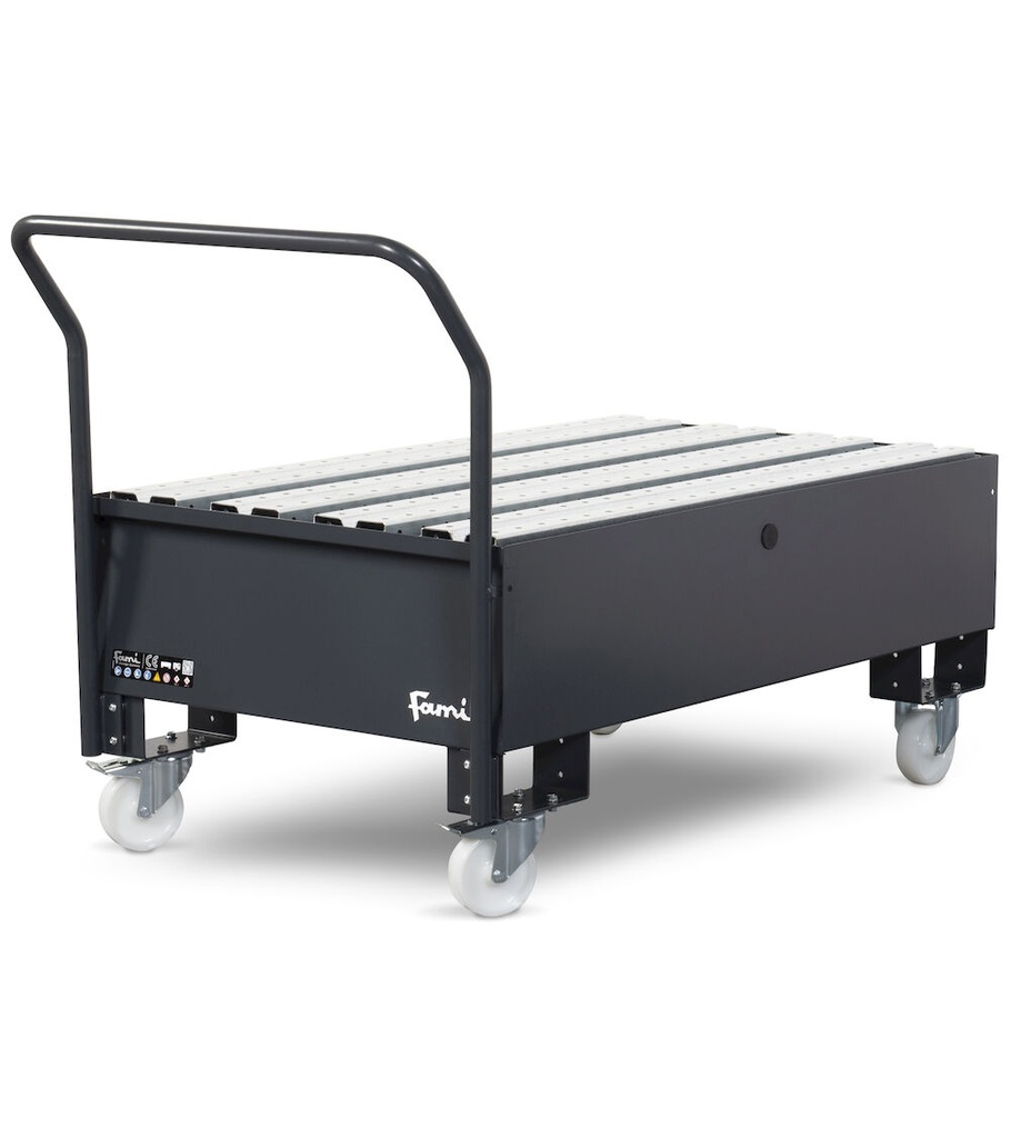 [ECO1320] Vasca di raccolta capacità 200 L con ruote – Grigio antracite (RAL 7016)
