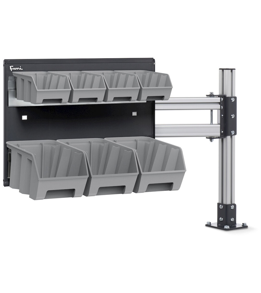 [ERGOWORK011] Braccio estensibile con Picking Box Work – 898/515 × 470/365 × 628 mm