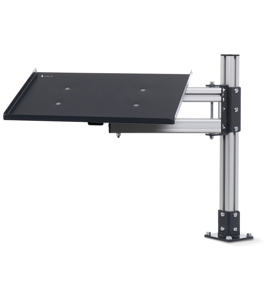 [ERGOWORK013] Braccio estensibile con vassoio inclinato Work – 745/521 × 425/480 × 552 mm
