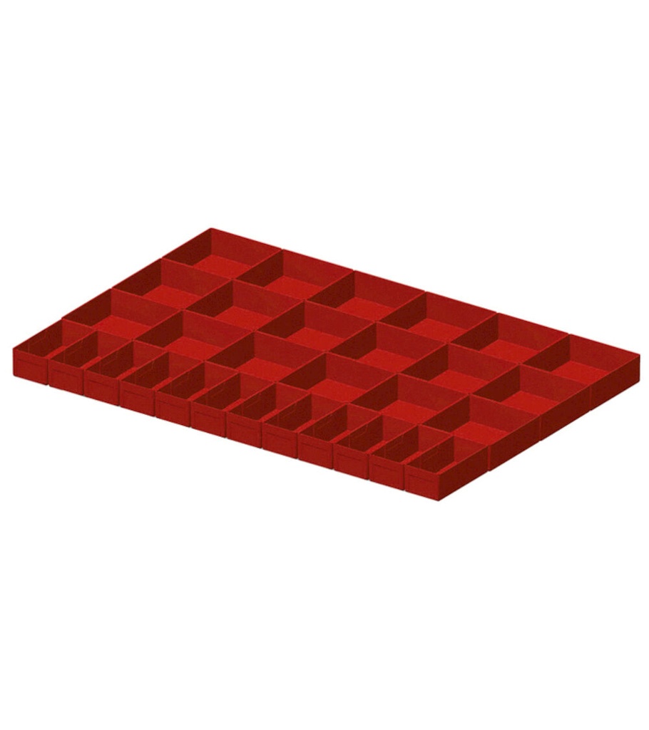[FFH50050800] Kit cassette divisorio, 30 pezzi, per cassetti con H 50 mm, 54x36 EH