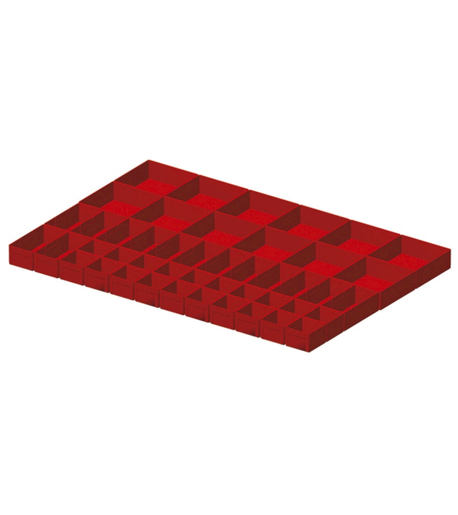 [FFH50071700] Kit cassette divisorio, 46 pezzi, per cassetti con H 75 mm, 54x36 EH