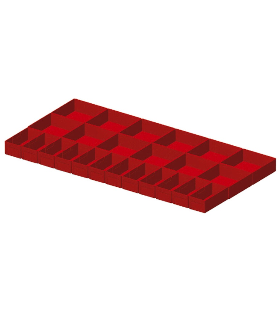 [FFH40101300] Kit cassette divisorio, 24 pezzi, per cassetti con H 100/125 mm, 54X27 EH