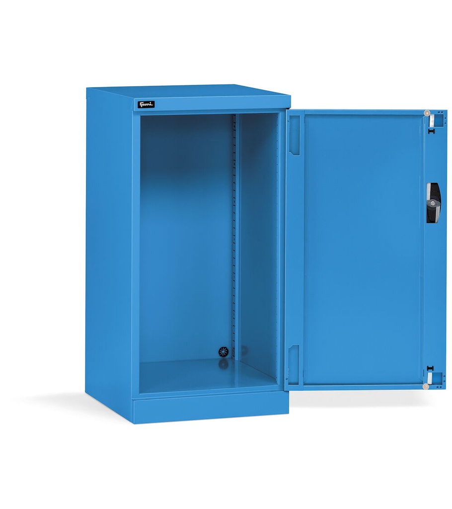 [FAA1120C00004] Armadio con porta a battente Perfom – H 1000 mm – Vuoto – Blu (RAL 5012)