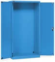 [FAA1420C00004] Armadio con porte a battente Perfom – 1023 × 555 × 2000 mm (54×27 EH), Blu (RAL 5012)