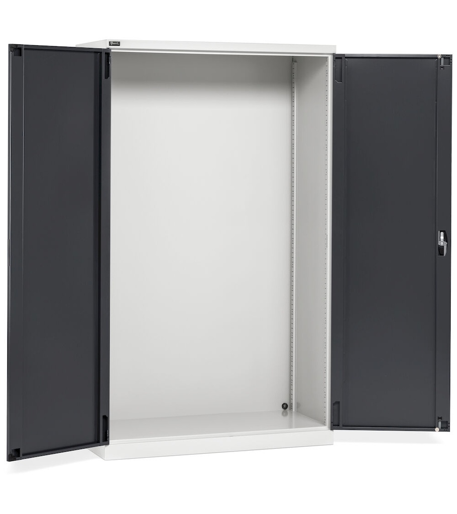 [FAA1720C000PD] Armadio con porte a battente Perfom – 1193 × 555 × 2000 mm (64×27 EH), Grigio chiaro + Grigio antracite (RAL 7035+7016)