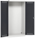[FAA1430C000PD] Armadio con porte a battente fessurate Perfom – Vuoto (cod. FAA1230C000PD) – 1023 × 555 × 2000 mm (54×27 EH), Grigio chiaro + Grigio antracite (RAL 7035+7016)