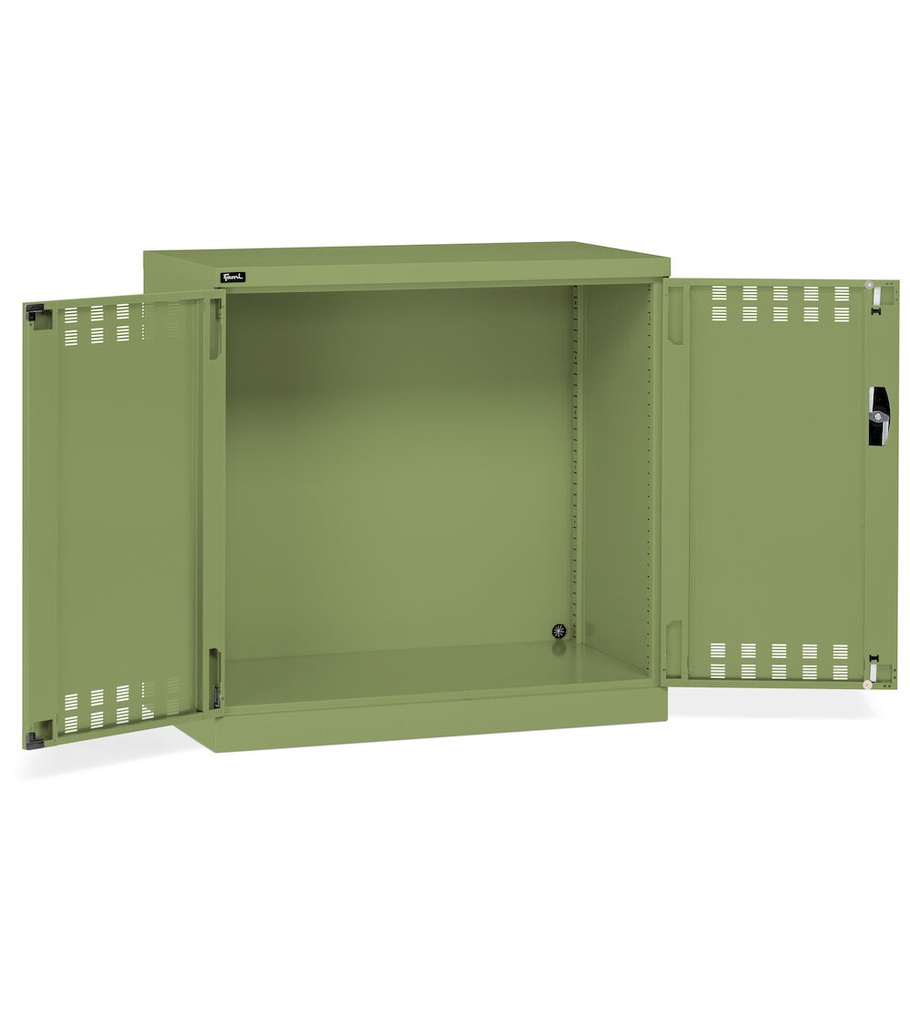 [FAA1230C00002] Armadio con porte a battente fessurate Perfom – Vuoto (cod. FAA1230C0002Y) – 1023 × 555 × 1000 mm (54×27 EH), Verde (RAL 6011)