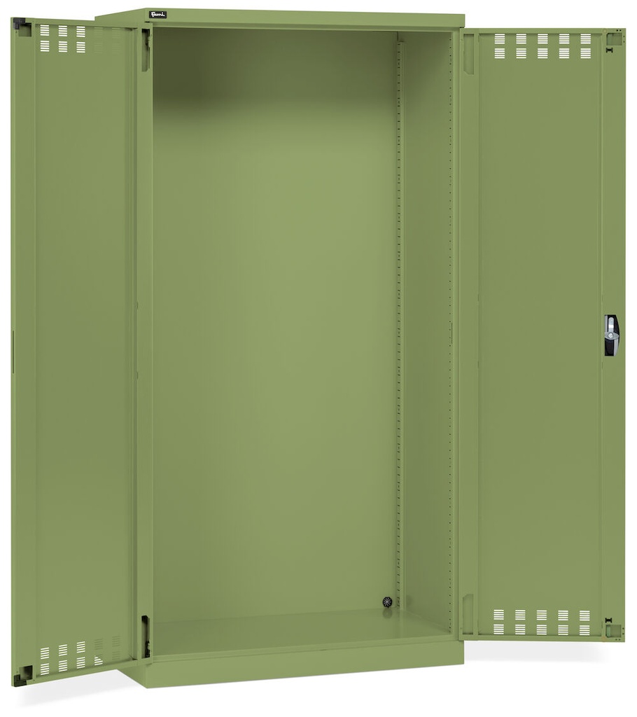 [FAA1430C00002] Armadio con porte a battente fessurate Perfom – Vuoto (cod. FAA1230C0002Y) – 1023 × 555 × 2000 mm (54×27 EH), Verde (RAL 6011)