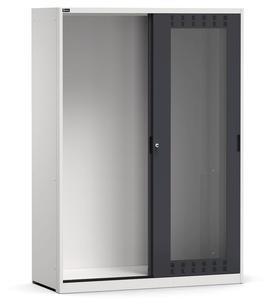 [FAA2514C000PD] Armadio con porte scorrevoli fessurate in policarbonato Perfom – Vuoto 78×27 EH – 1428 × 600 × 2000 mm (78×27 EH)