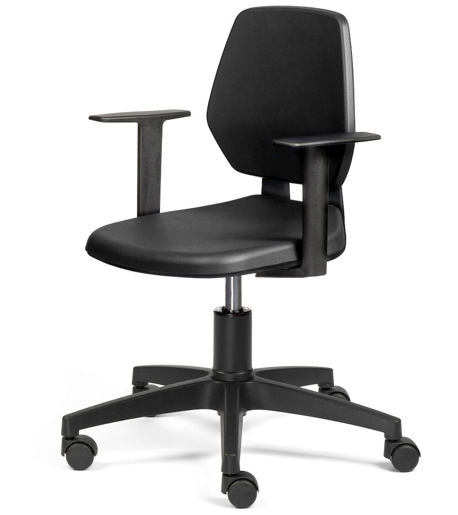 [FAXCATY50000007] Sedia regolabile con pompa a gas con ruote – 630 × 630 × 855/980 mm