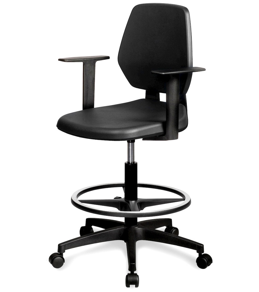 [FAXCATY80000007] Sedia regolabile con pompa a gas con ruote – 630 × 630 × 940/1125 mm