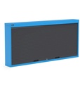 [FBL8056C00004] Armadio con tapparella – H 912 mm – 1928 × 220 × 912 mm, Blu (RAL 5012)