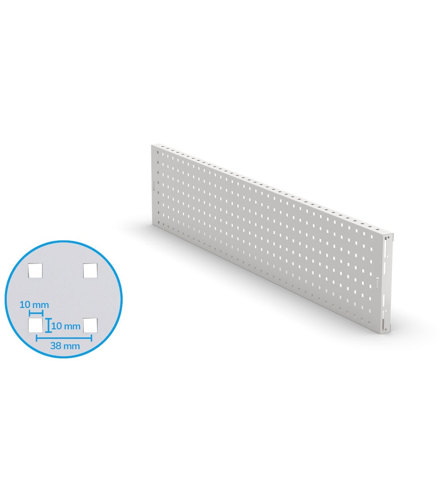 [FBL76310008] Pannello forato/mensola Work Look – 1438 × 40 × 304 mm, Grigio chiaro (RAL 7035)