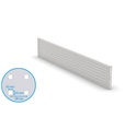 [FBL76360008] Pannello forato/mensola Work Look – 1938 × 40 × 304 mm, Grigio chiaro (RAL 7035)