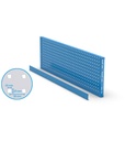 [FBL76320104] Pannello forato/mensola con 1 bordo fermacasse Work Look – 1438 × 40 × 456 mm, Blu (RAL 5012)
