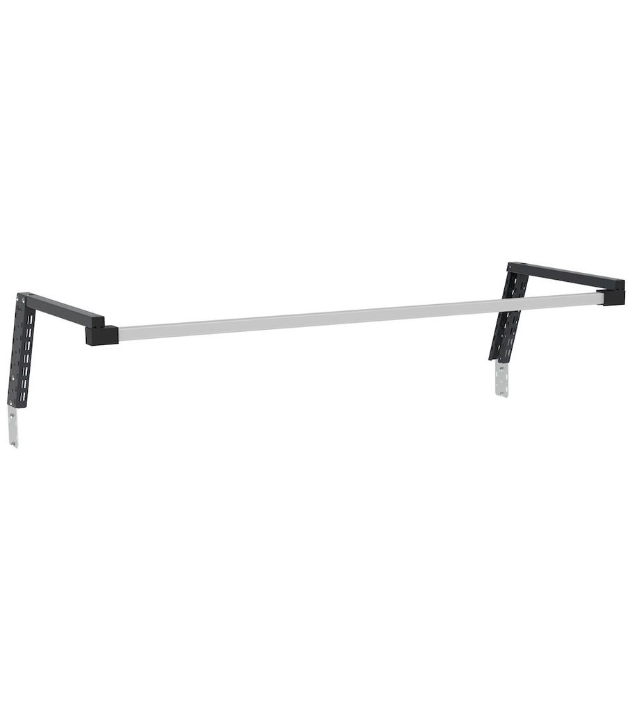 [FBL98152039] Kit 2 supporti inclinati con binario Work Look – 1500 × 686 × 307 mm, Grigio antracite (RAL 7016)