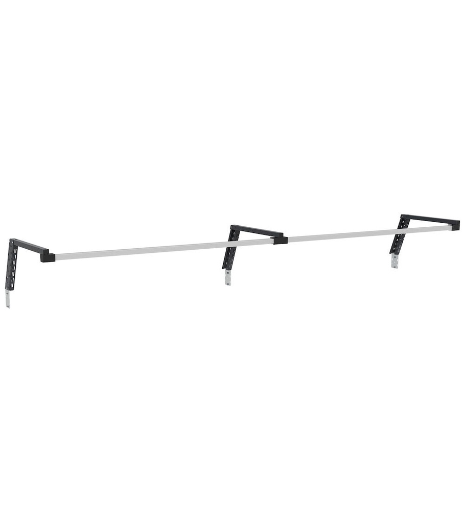 [FBL98302039] Kit 3 supporti inclinati con 2 binari Work Look – 2970 × 686 × 307 mm, Grigio antracite (RAL 7016)