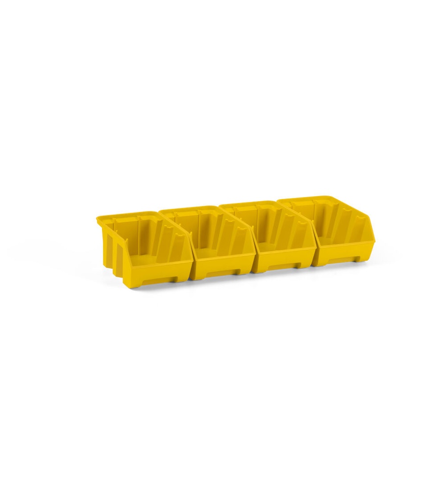 [FBLIT06001Z] Kit 4 contenitori Picking Box Air mis. 1 Iron Team – Giallo zinco