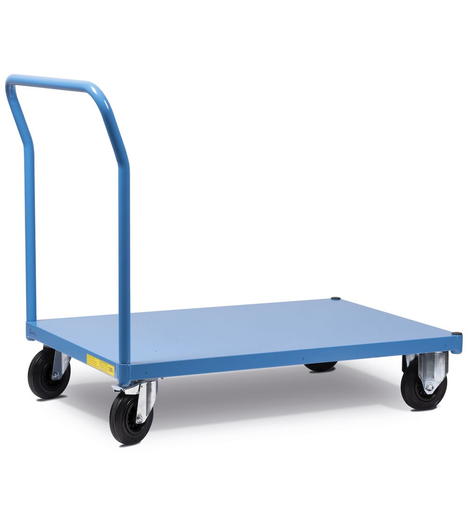 [FCEB1050304] Carrello con base in acciaio con ruote – Componibile ce freno – Blu (RAL 5012)
