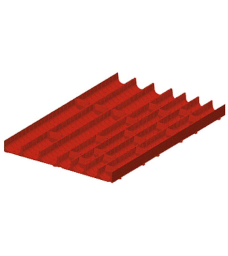 [FFH82050200] Divisori per cassetti con 50/300 H mm a 3,4 canali e divisori trasversali, 18x27 EH