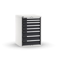 [M33A100C010DDPD] Cassettiera Master con 8 cassetti 2x75 3x100 3x150 – H 1000 mm – 714 × 726 × 1000 mm (36×36 EH), Flessibile – fino a 100 kg, Grigio chiaro + Grigio antracite (RAL 7035+7016)