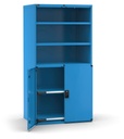 [M53A200C010SU04] Cassettiera Master con porte 2xPF 2xPE – H 2000 mm – Blu (RAL 5012)