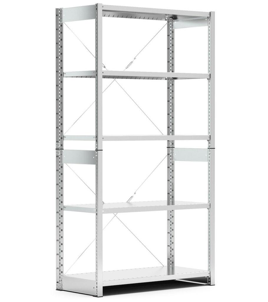 [ST1001] Scaffale con 5 piani – 1057 × 321 × 2011 mm