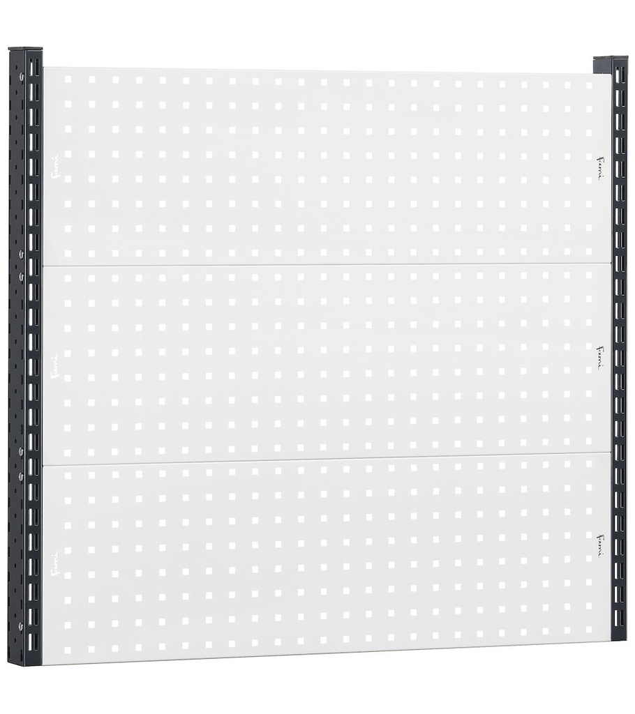 [WORKLOOK1003] Parete attrezzata Work Look – 1015 × 80 × 943 mm, Grigio chiaro + Grigio antracite (RAL 7035+7016)