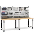 [MASTERWR2505] Banco Master (cod. MASTERWR1505) – 2500 × 750 × 1708/2058 mm, Grigio chiaro + Grigio antracite (RAL 7035+7016)