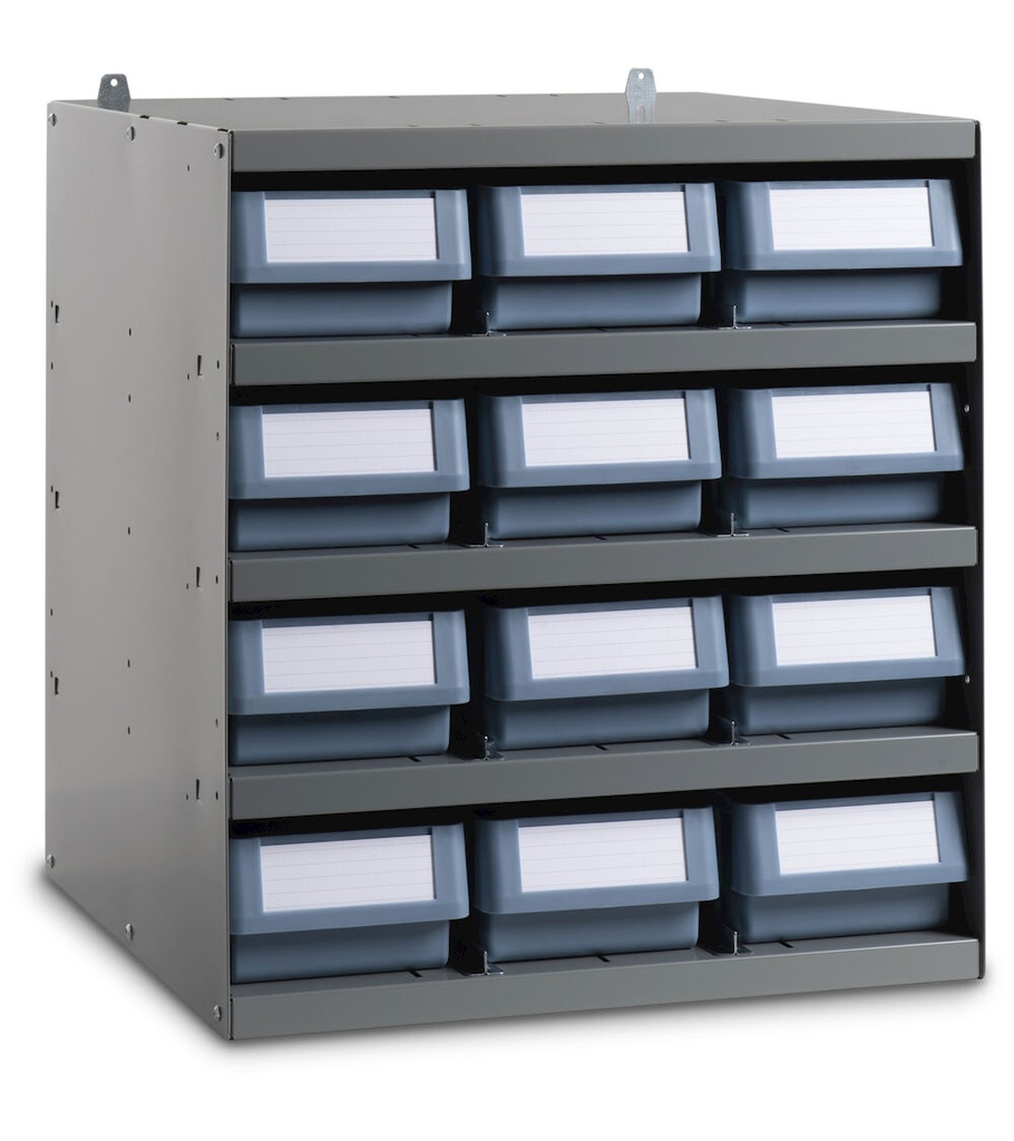 [RKBOX5005] Scaffale con 12 cassette RK Box Classic – H 545 mm – 500 × 500 × 545 mm