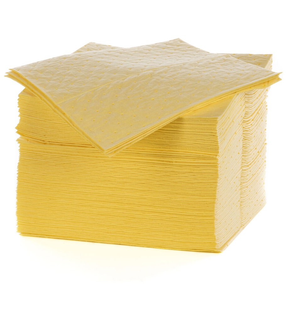 [FAX006489000005] Panni assorbenti per prodotti chimici, confezione 100 pezzi
