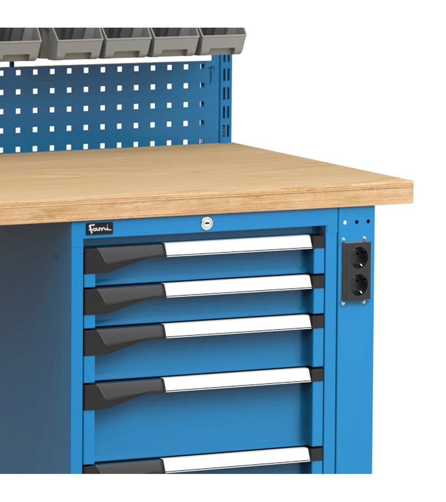 Multipresa Schuko 2Scomparti 5012
