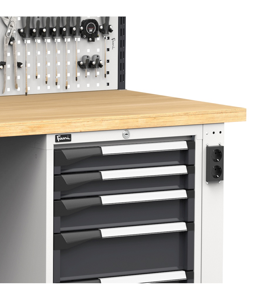 Multipresa Schuko 2Scomparti