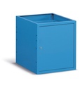 [FBG03S50C000504] Armadio L=500 mm con 1 porta e 1 piano regolabile Work Up – H 570 mm – Blu (RAL 5012)