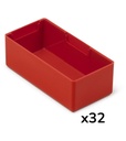 [391A07] Kit cassette divisorio per cassettiera per altezza frontale H=75 mm – H 52 mm – 32