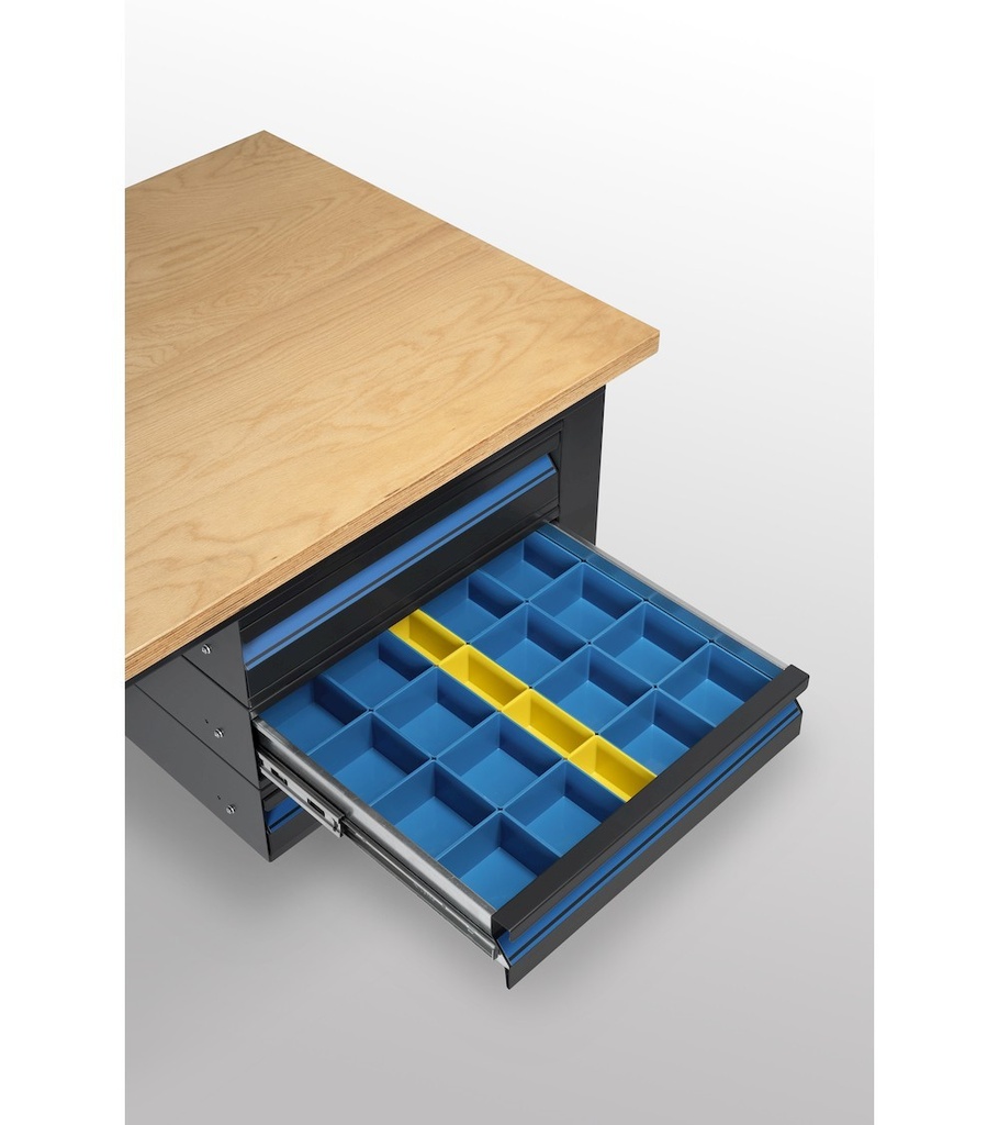 Banco da lavoro smontato Linea 391 – 1500 × 750 × 877 mm – foto 3