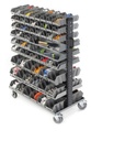Carrello bifronte con 130 contenitori a bocca di lupo per minuteria, Linea 391 – foto 2