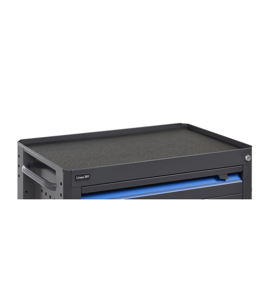Carrello porta attrezzi Linea 391, 5 cassetti, L790 x P455 x H876 mm – foto 2