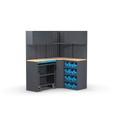 [391G07] Arredo angolare per officina, L1560+1256 x P495 x H1900 mm
