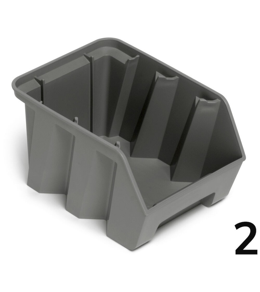 Contenitore a bocca di lupo Picking Box Air in PP rigenerato, mis.2 – foto 2