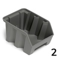 Contenitore a bocca di lupo Picking Box Air in PP rigenerato, mis.2 – foto 2